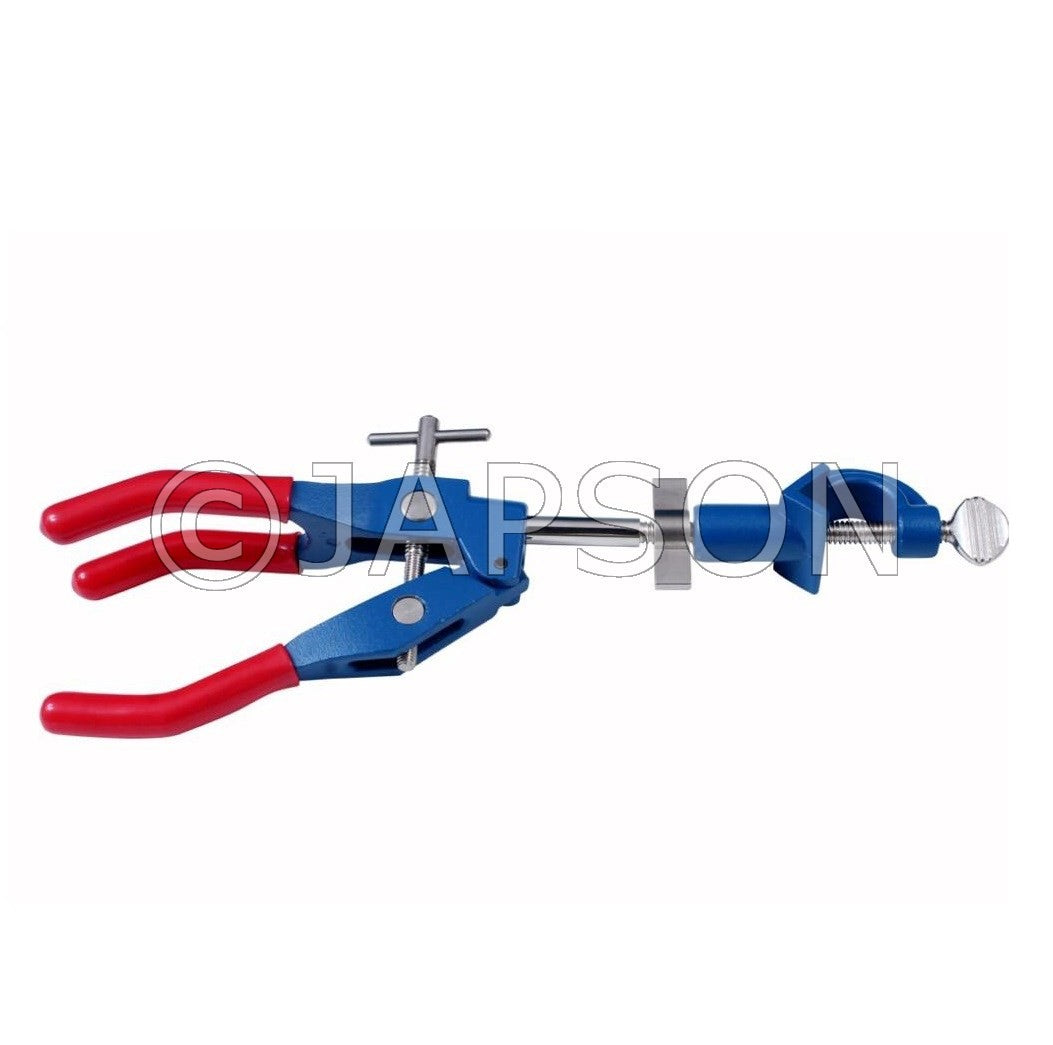 Three Prong, Retort Clamp, Rotatable 2 Three Prong, Retort Clamp, Rotatable 2
